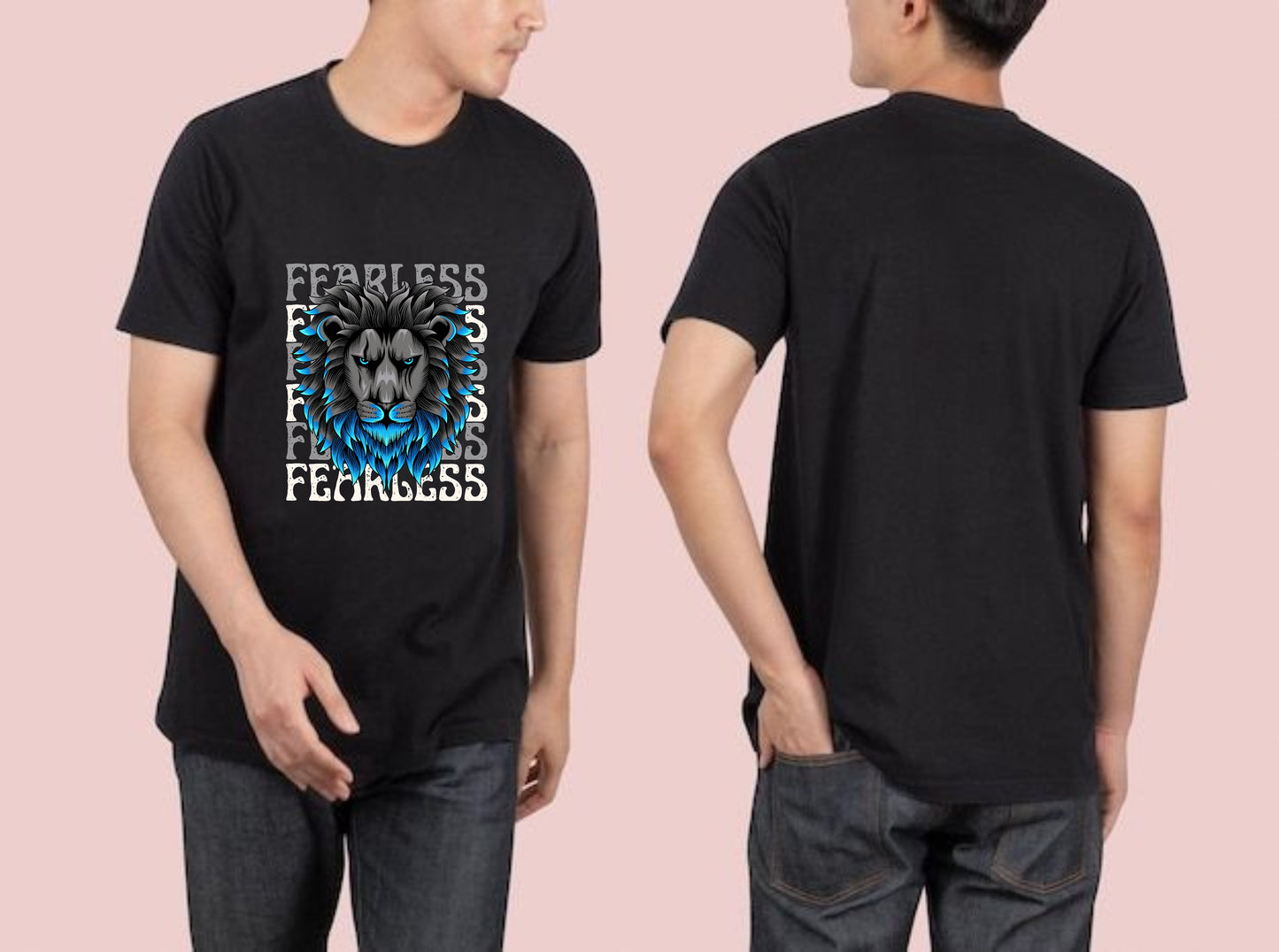 Fearless lion tee